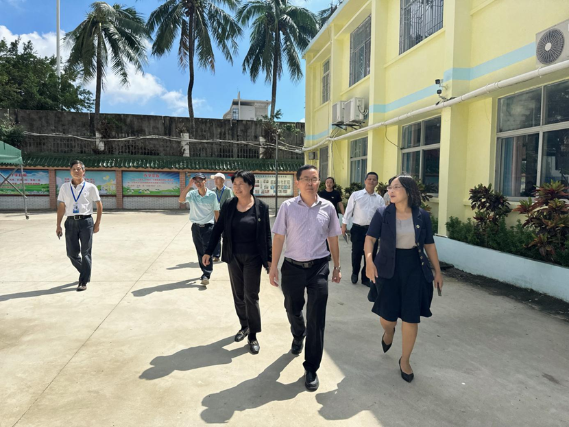 海南省教育厅陈振华一行到 加密货币赌场排行榜
调研指导工作