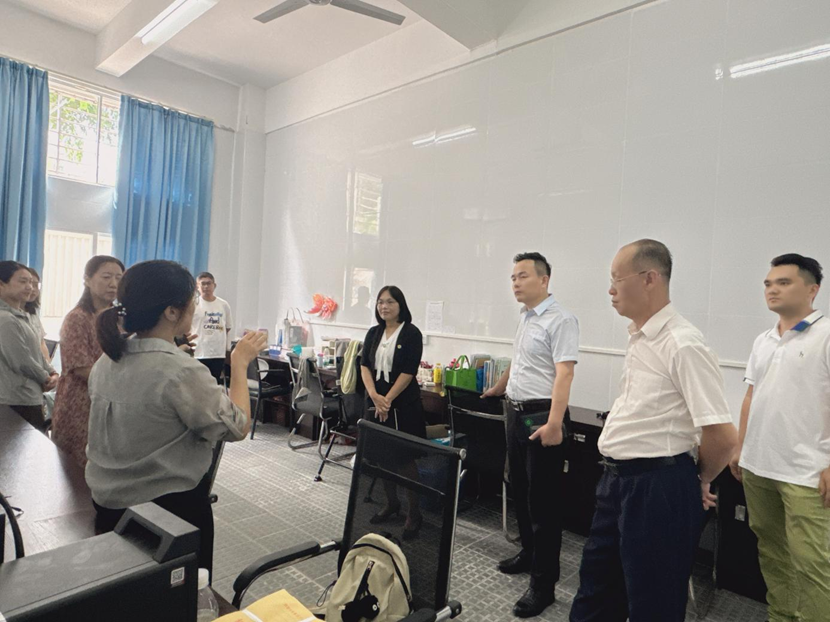 海南师范大学韩小雨副校长 到加密货币赌场排行榜
检查指导开学工作