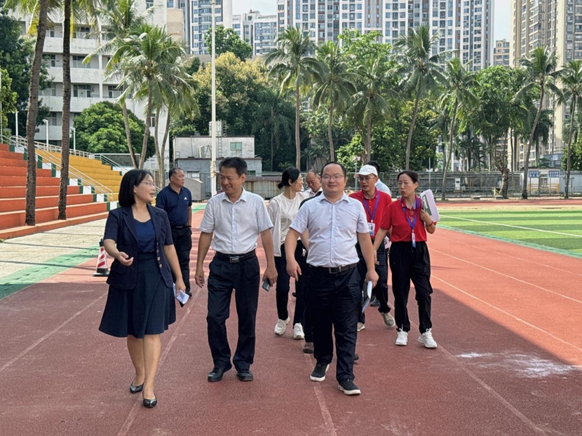 海南省教育厅许曙一行 到加密货币赌场排行榜
调研指导工作